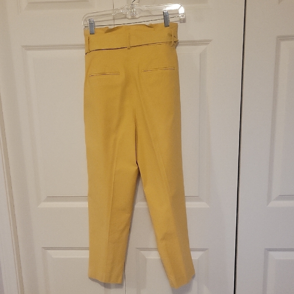 Ann Taylor Yellow Tie-Waist Trousers - Picture 7 of 10